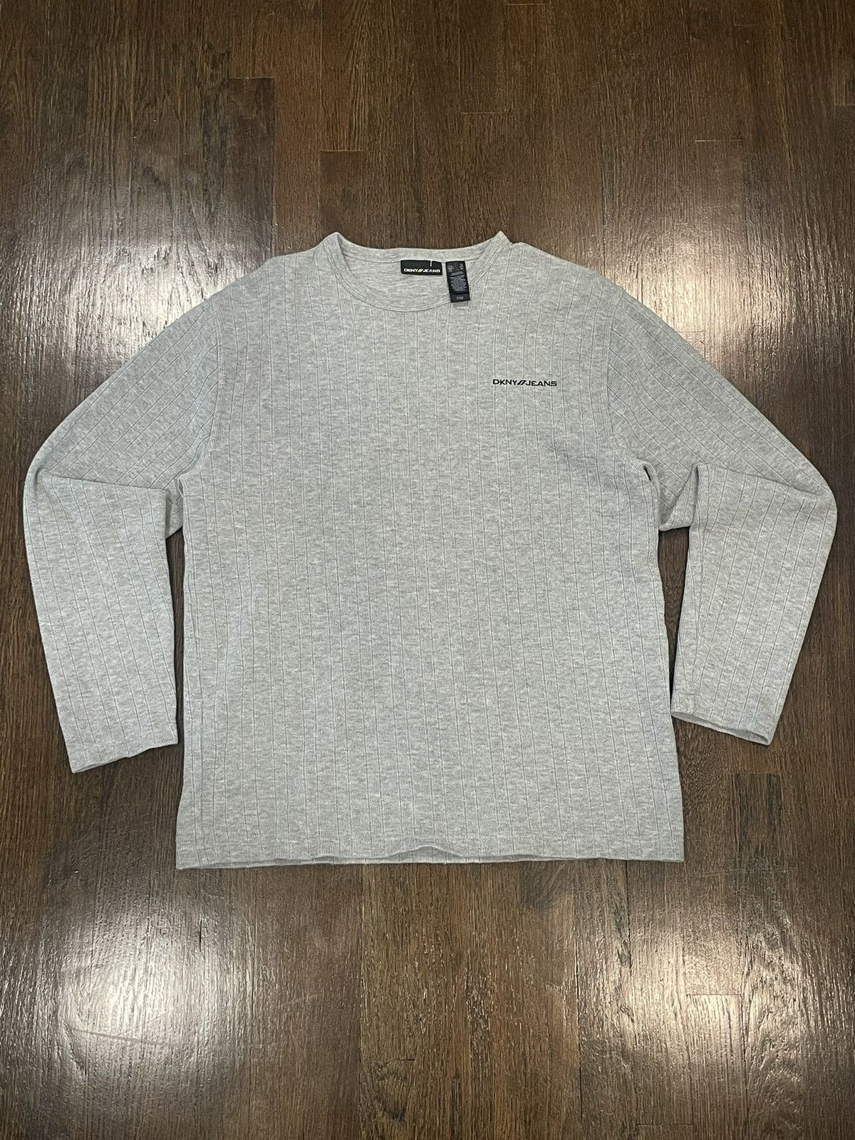 DKNY Grey DKNY long sleeve shirt Size US XL / EU 56 / 4 - 2 Thumbnail