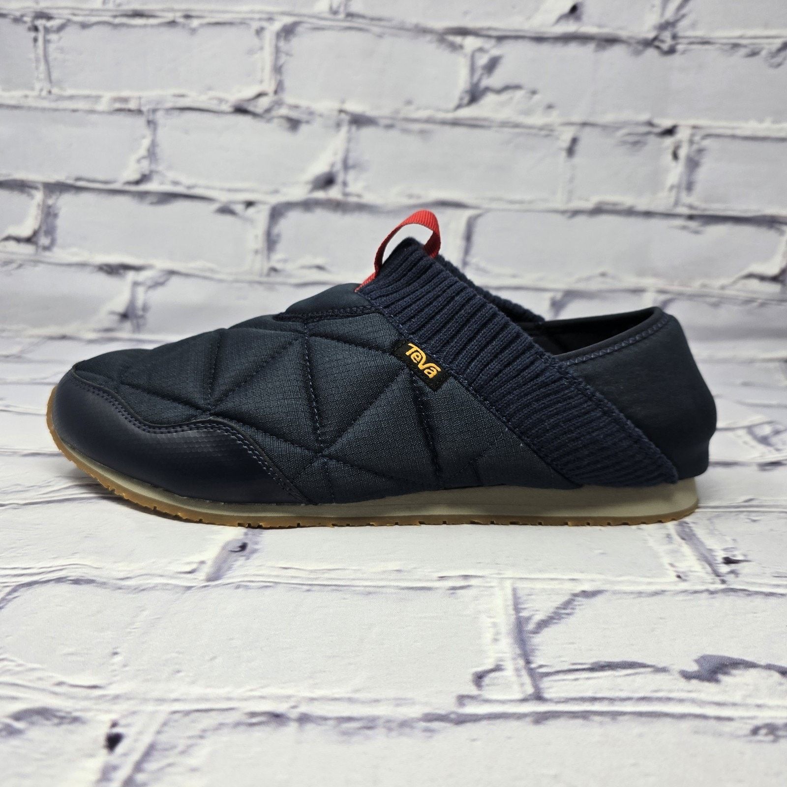Teva TEVA ReEmber Moc Eclipse Mens 12 Navy Quilted Slip On Shoes Size US 12 / EU 45 - 4 Thumbnail