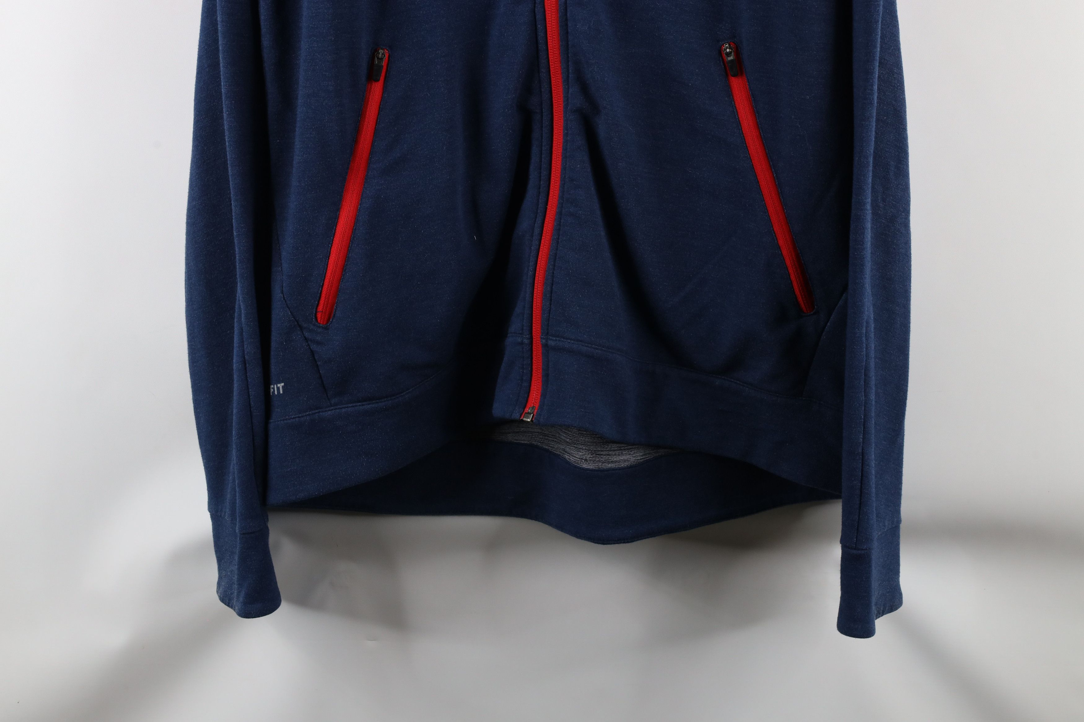 Nike × Vintage Nike Dri-Fit Mini Swoosh Knit Full Zip Tennis Track Jacket Size US L / EU 52-54 / 3 - 3 Thumbnail