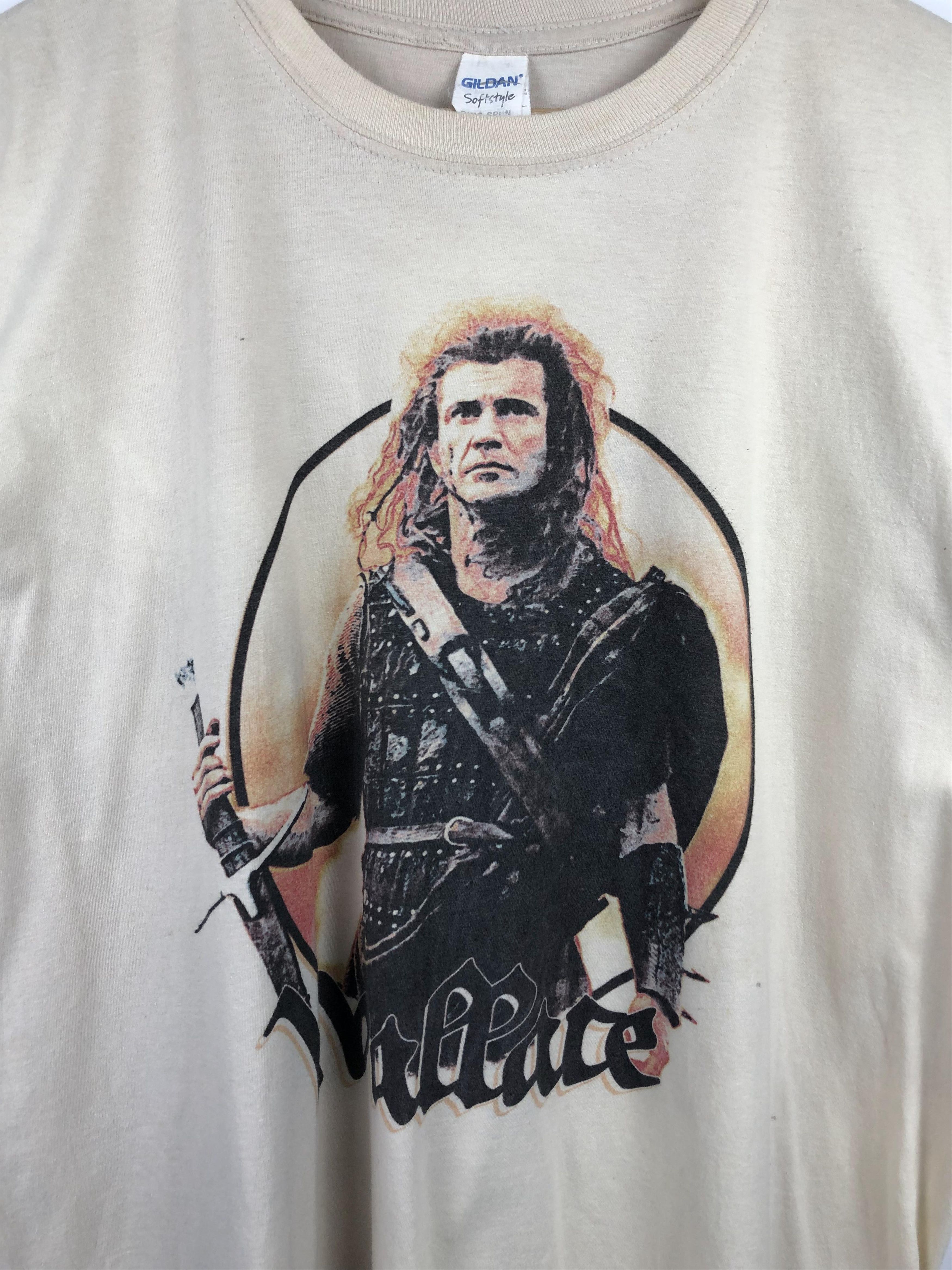Other Vintage Braveheart Movie William Wallace T Shirt TA0351 Size US XL / EU 56 / 4 - 9 Thumbnail