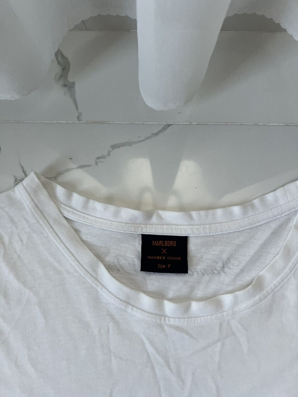 Number (N)ine 90’s NUMBER NINE X MARLBORO RARE Y2K BIG LOGO TEE Size US M / EU 48-50 / 2 - 3 Thumbnail
