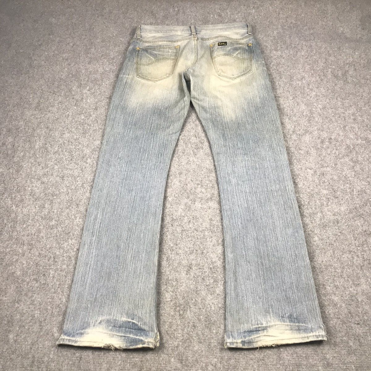 Japanese Brand × Lee FLARE JEANS⚡️LEE LIGHT WASH BLUE FADED DENIM PANTS Size US 30 / EU 46 - 11 Thumbnail