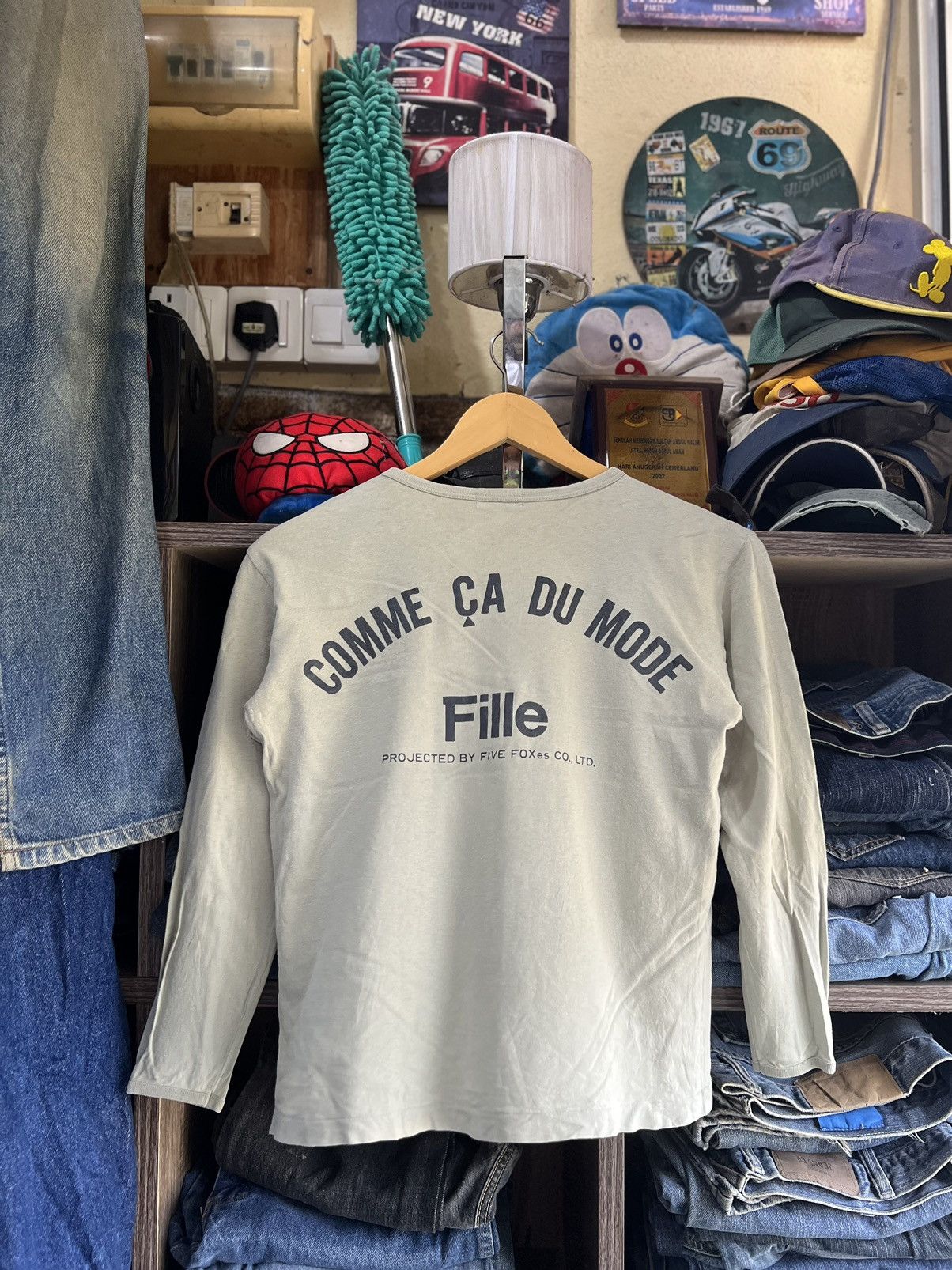 image of Comme Ca Ism Vintage Fille Comme Ca Du Mode Long Sleeves in Cream, Women's (Size Small)