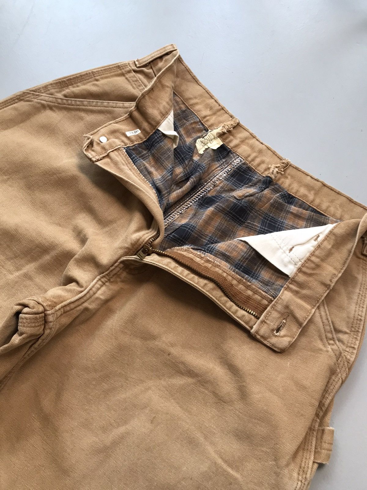 Carhartt Vintage Carhartt B111 BRN blanket line carpenter denim Size US 29 - 3 Thumbnail