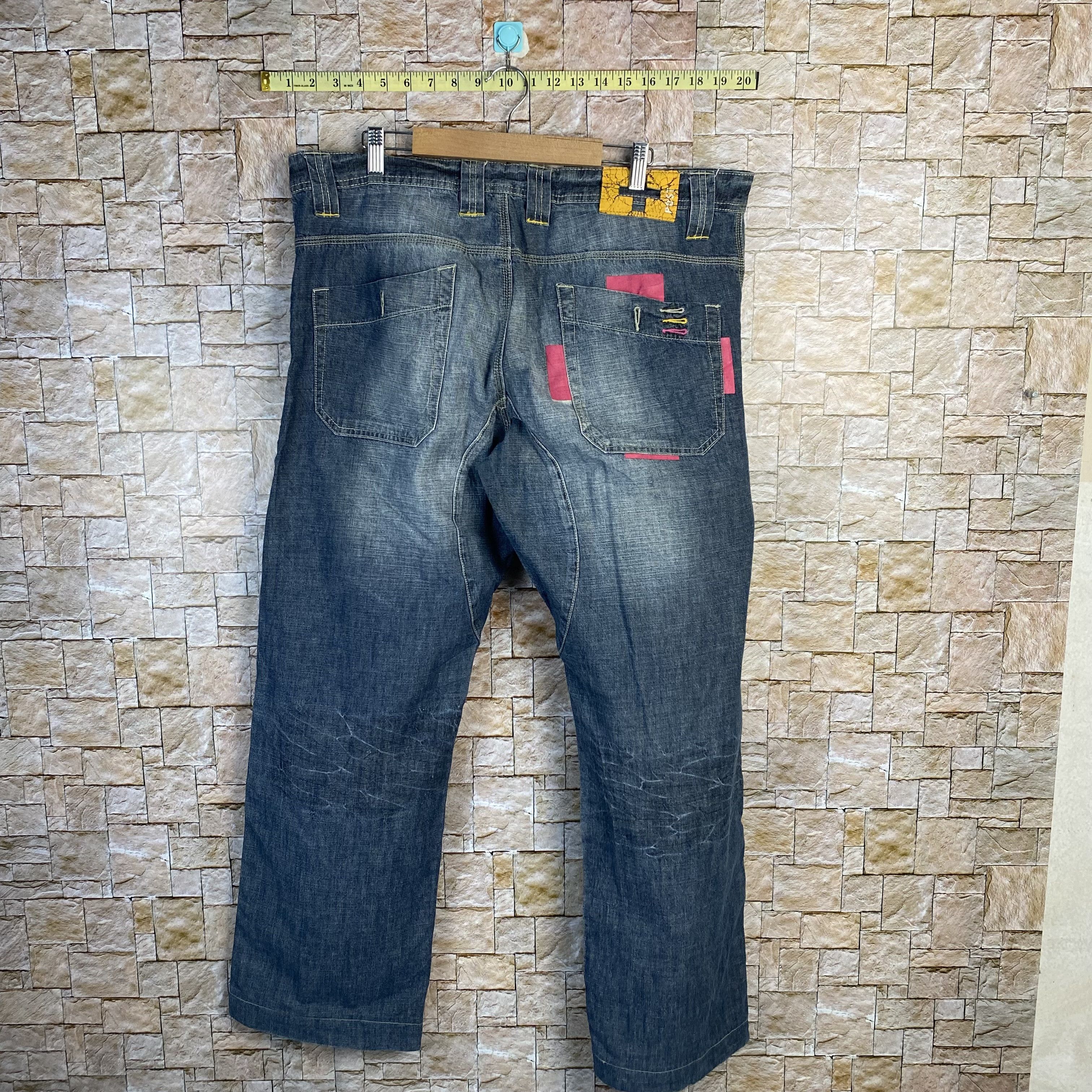Japanese Brand Post Blue vintage Denim Pants #7590 Size US 36 / EU 52 - 13 Thumbnail