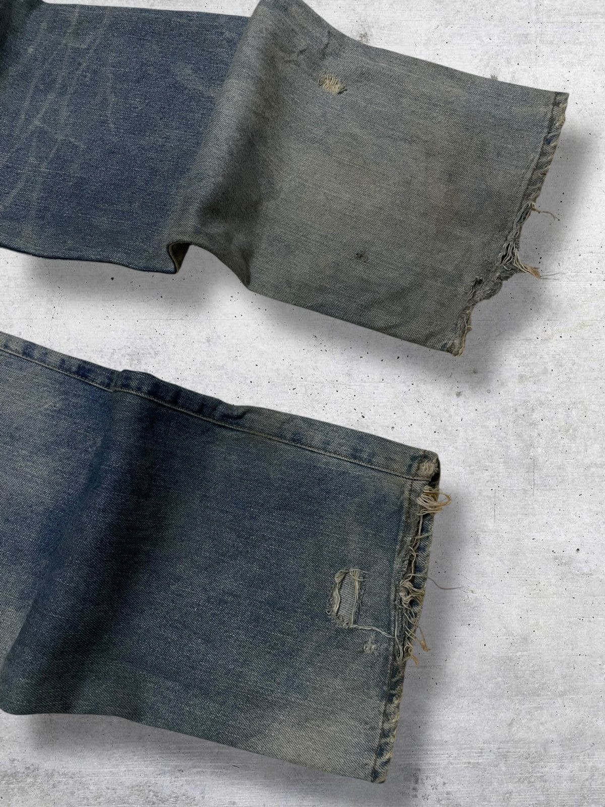 Swagger VINTAGE SWAGGER OG 90S JAPAN DESIGNER MUDWASH BAGGY DENIM Size US 35 - 13 Thumbnail