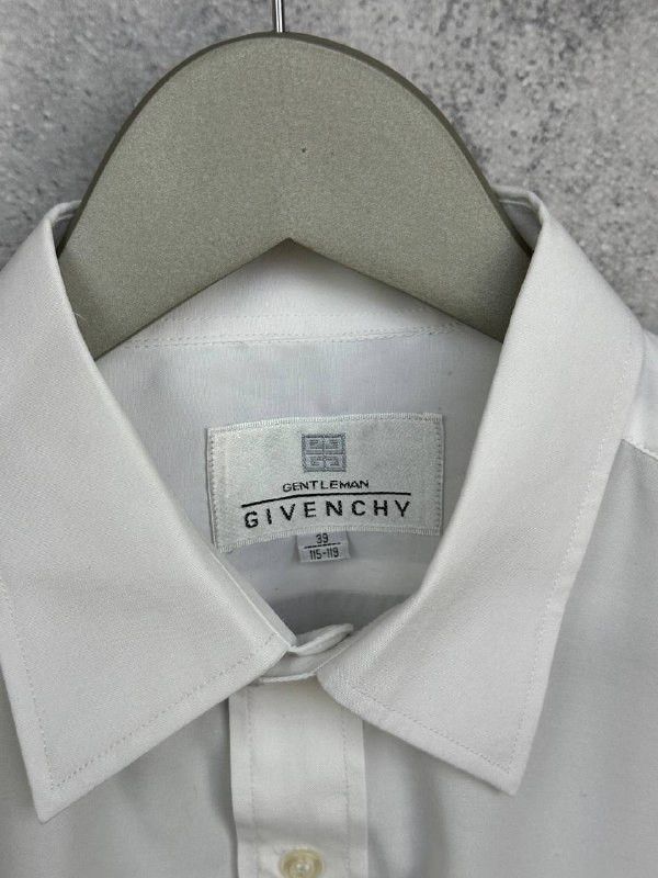 Givenchy Givenchy Gentleman Vintage Button Up Shirt Poplin White LS Size US M / EU 48-50 / 2 - 12 Thumbnail