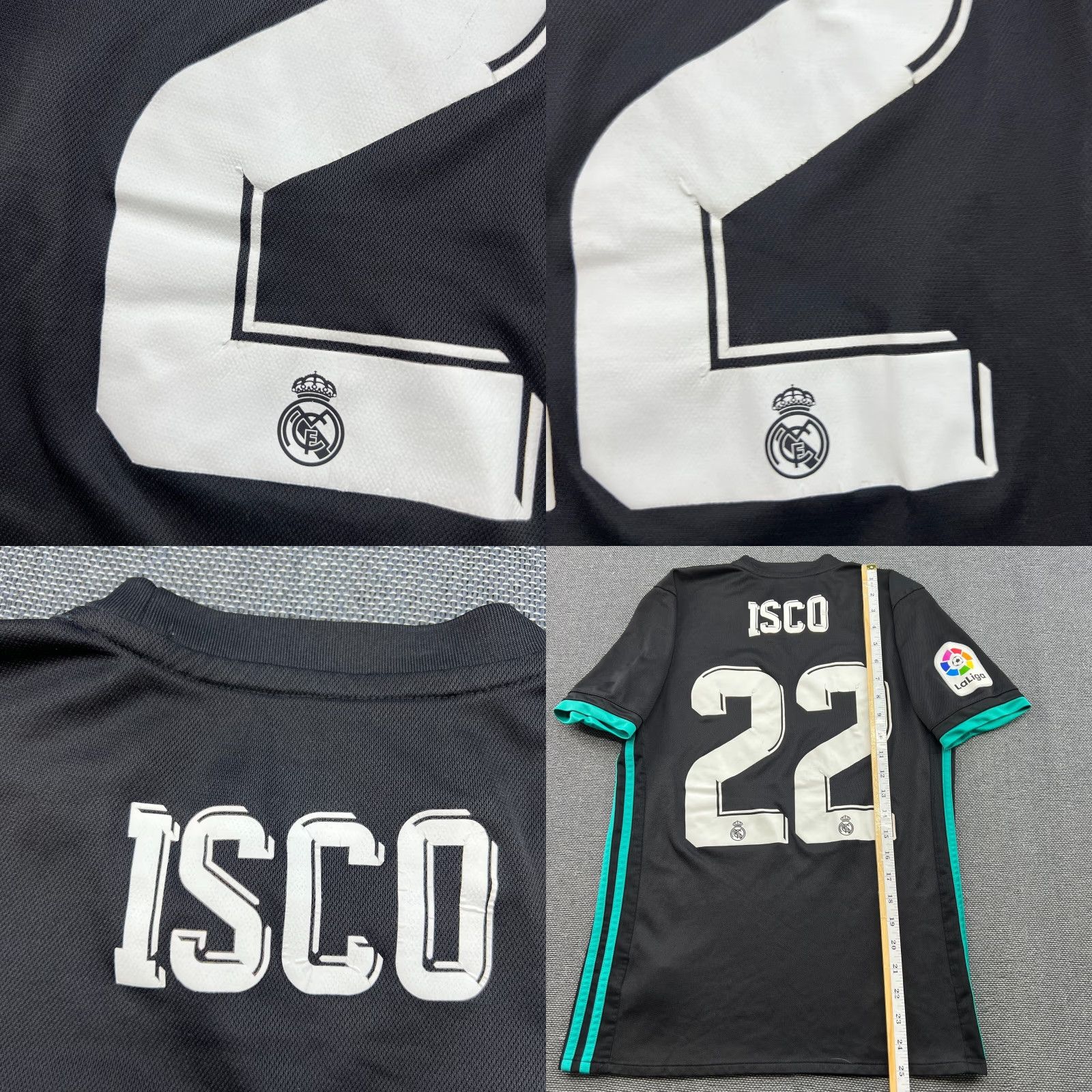 Adidas Real Madrid 2017 2018 Away ISCO #22 Mens Football Jersey XS Adidas Adult Shirt Size US XS / EU 42 / 0 - 9 Thumbnail