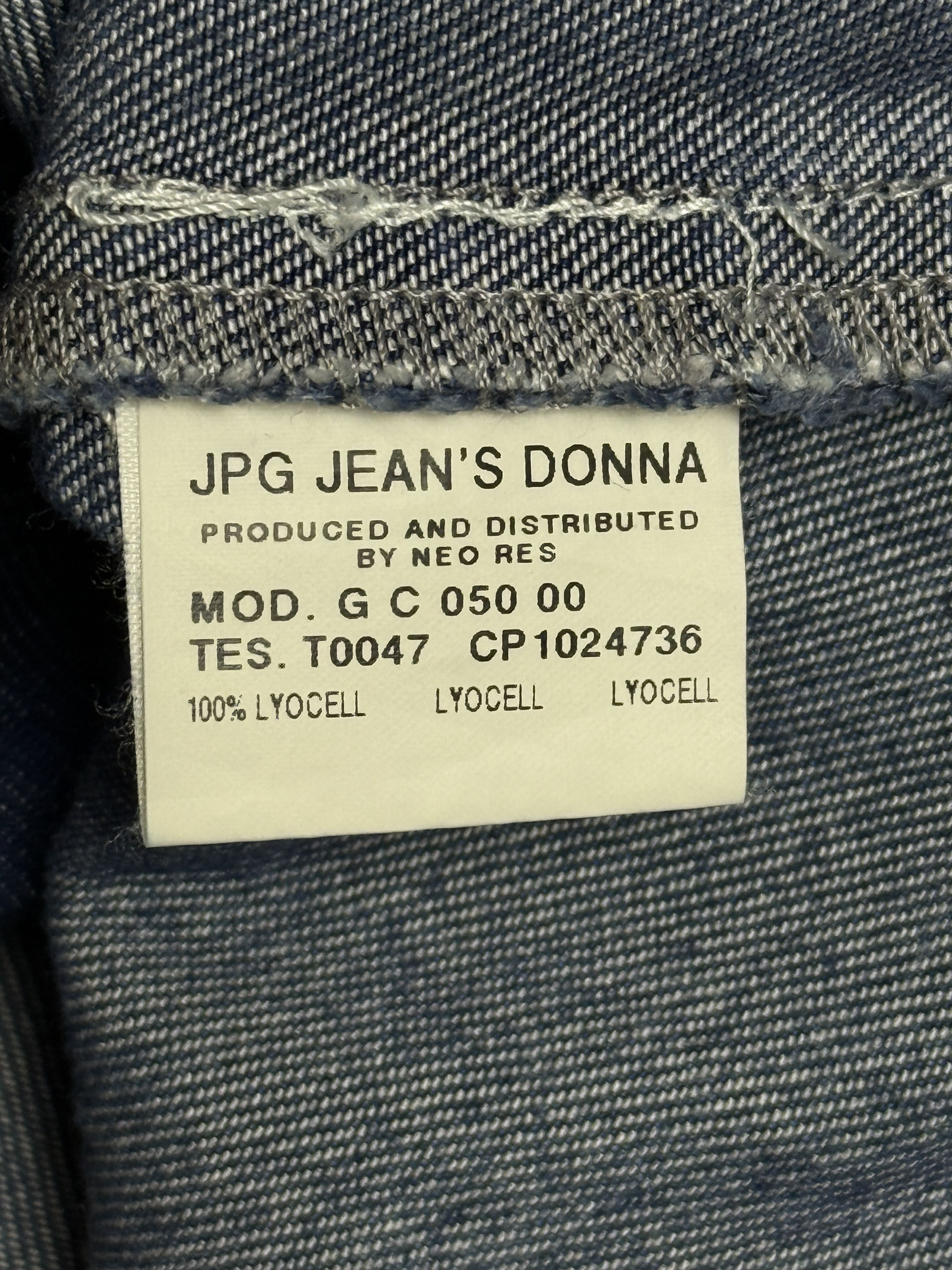Jean Paul Gaultier JPG Jeans denim ruffle sleeve zip top Size M / US 6-8 / IT 42-44 - 8 Thumbnail