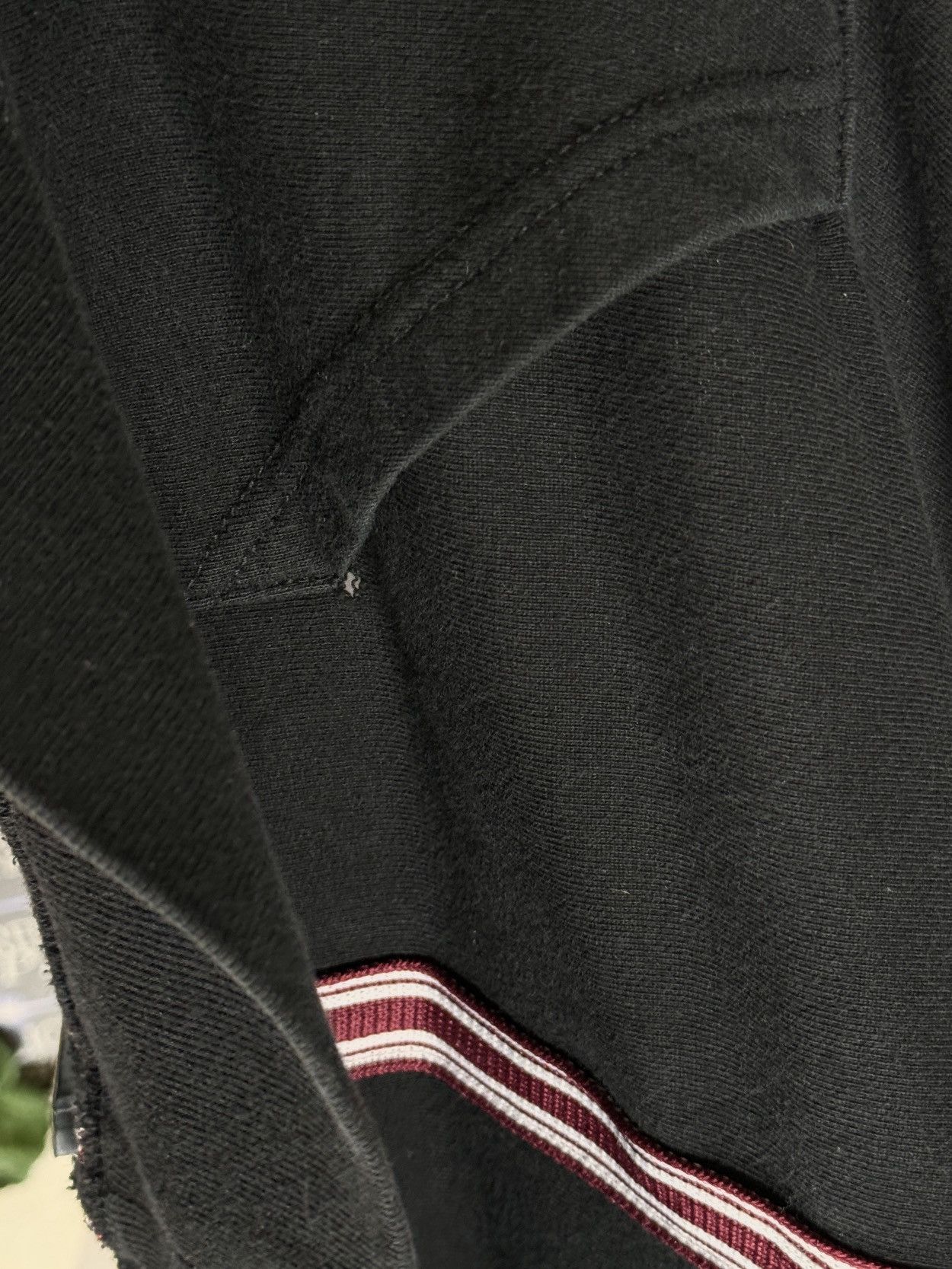 Comme des Garcons Homme 2007 Striped Panels Zip-Up Sweatshirt Size US M / EU 48-50 / 2 - 9 Thumbnail