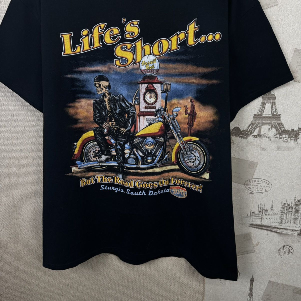 Harley Davidson × Vintage Vintage Sturgis Motorcycle Rally South Dakota XL Black Size US XL / EU 56 / 4 - 7 Thumbnail