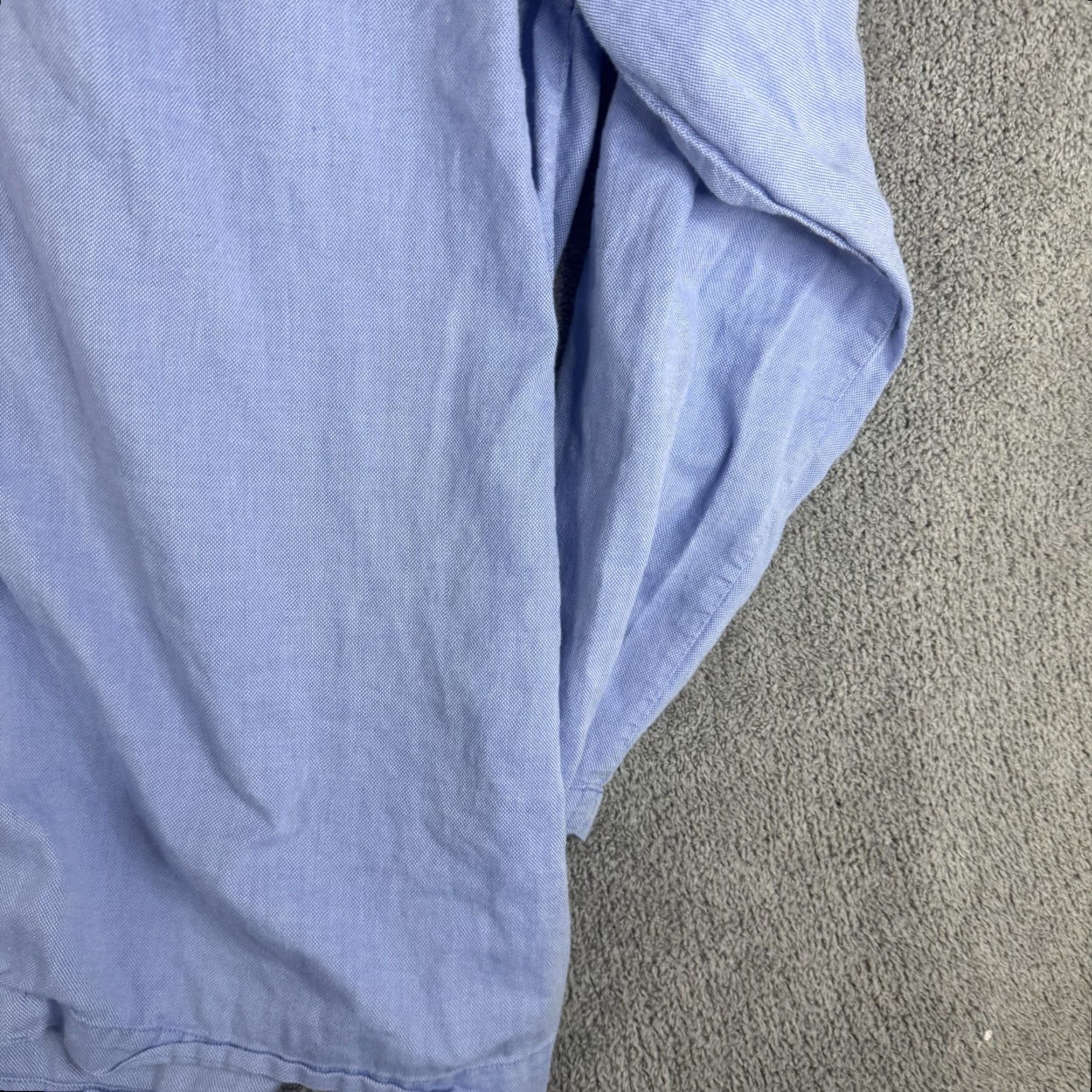 Polo Ralph Lauren Polo Ralph Lauren Pajama Top Mens XL Blue Chambray Piped Monogram PMT Shirt Size US XL / EU 56 / 4 - 3 Thumbnail
