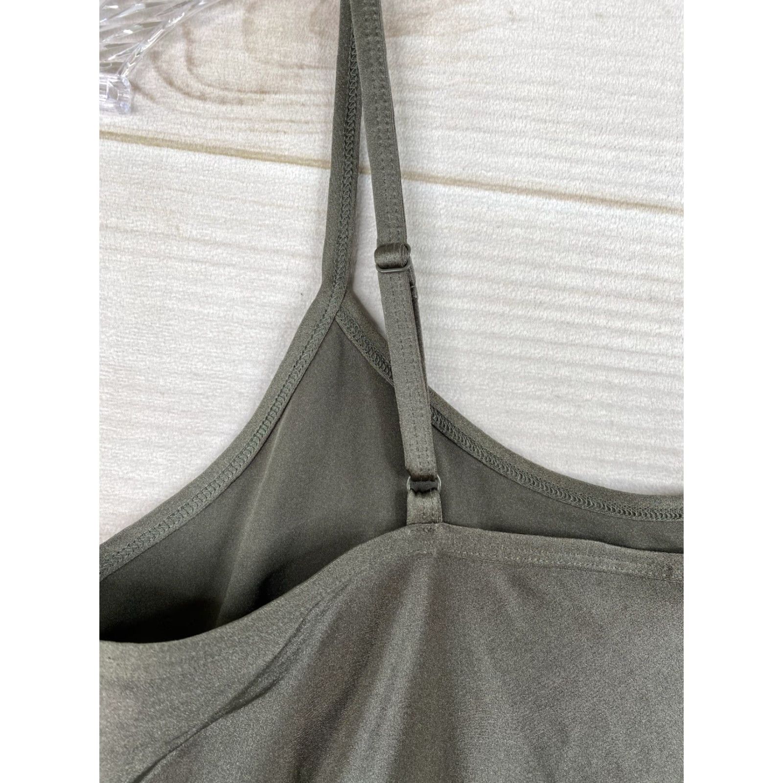 Torrid Torrid Bodysuit Top Sz 0X Green Shiny Snap Crotch Sleeveless Nylon Stretch Size XL / US 12-14 / IT 48-50 - 6 Thumbnail