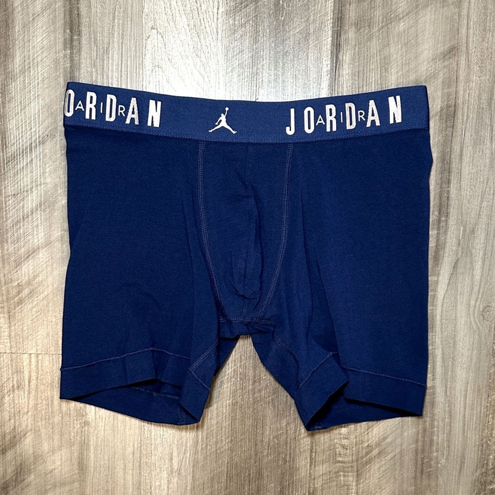 Nike Nike Air Jordan Flight Cotton Stretch Boxer Brief Underwear S Navy Blue Mens Small NWOT Size 36R - 2 Thumbnail
