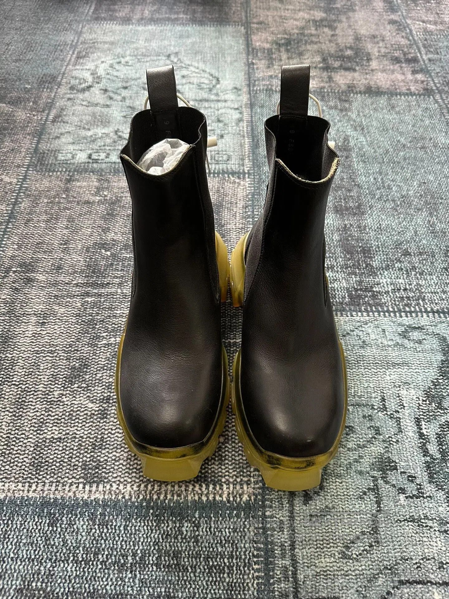 Rick Owens Rick Owens Transparent Chelsea Boots. Size US 5 / IT 35 - 3 Thumbnail