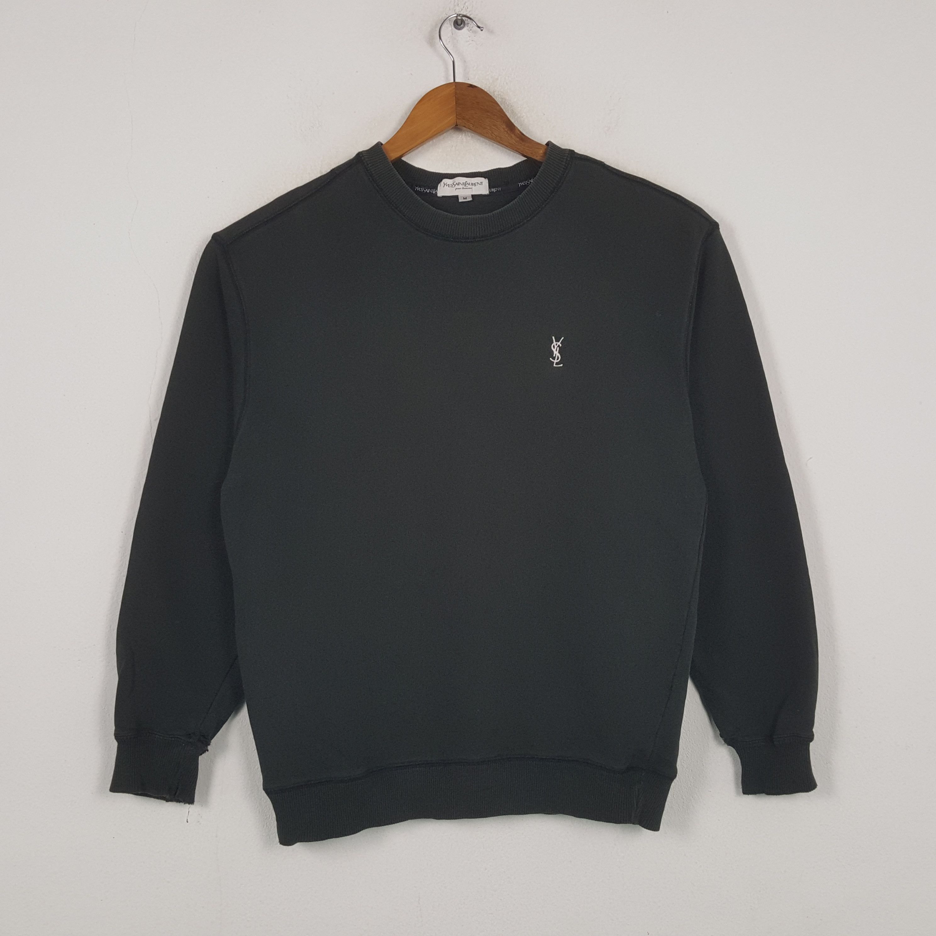 Vintage × Yves Saint Laurent Vintage YVES SAINT LAUREN Italian Fashion Sweatshirt C291N30 Size US M / EU 48-50 / 2 - 1 Thumbnail
