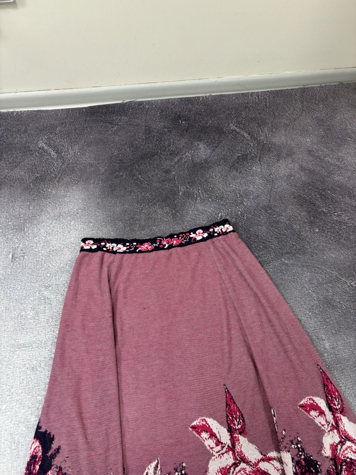 Other IVKO Women’s Intarsia Pattern Printed Hem Luxury Midi Skirt Size 32" / US 10 / IT 46 - 14 Thumbnail