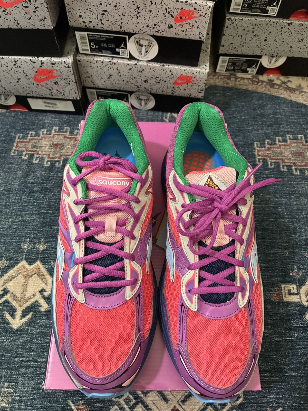 Saucony Saucony ProGrid Omni 9 Jae Tips To Do List Brand New Size US 11.5 / EU 44-45 - 5 Thumbnail