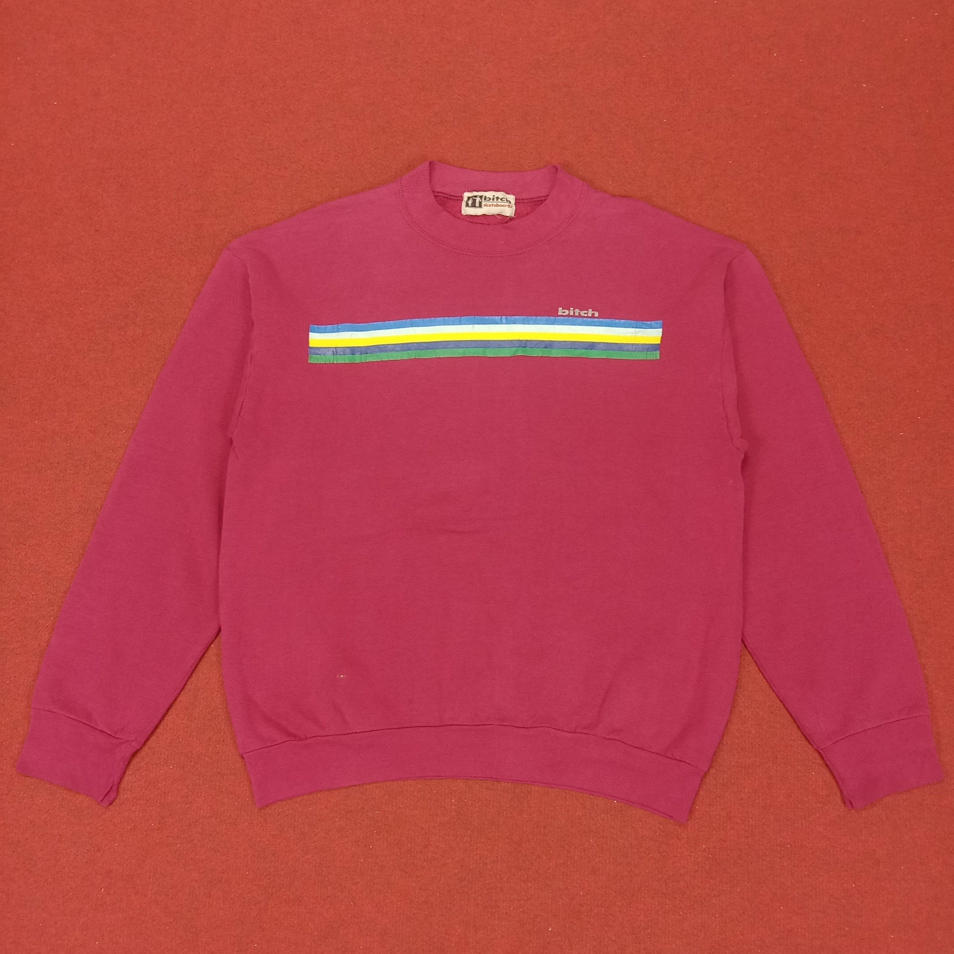 Bitch Skateboards Streetwear Skater Style Vintage Sweatshirt