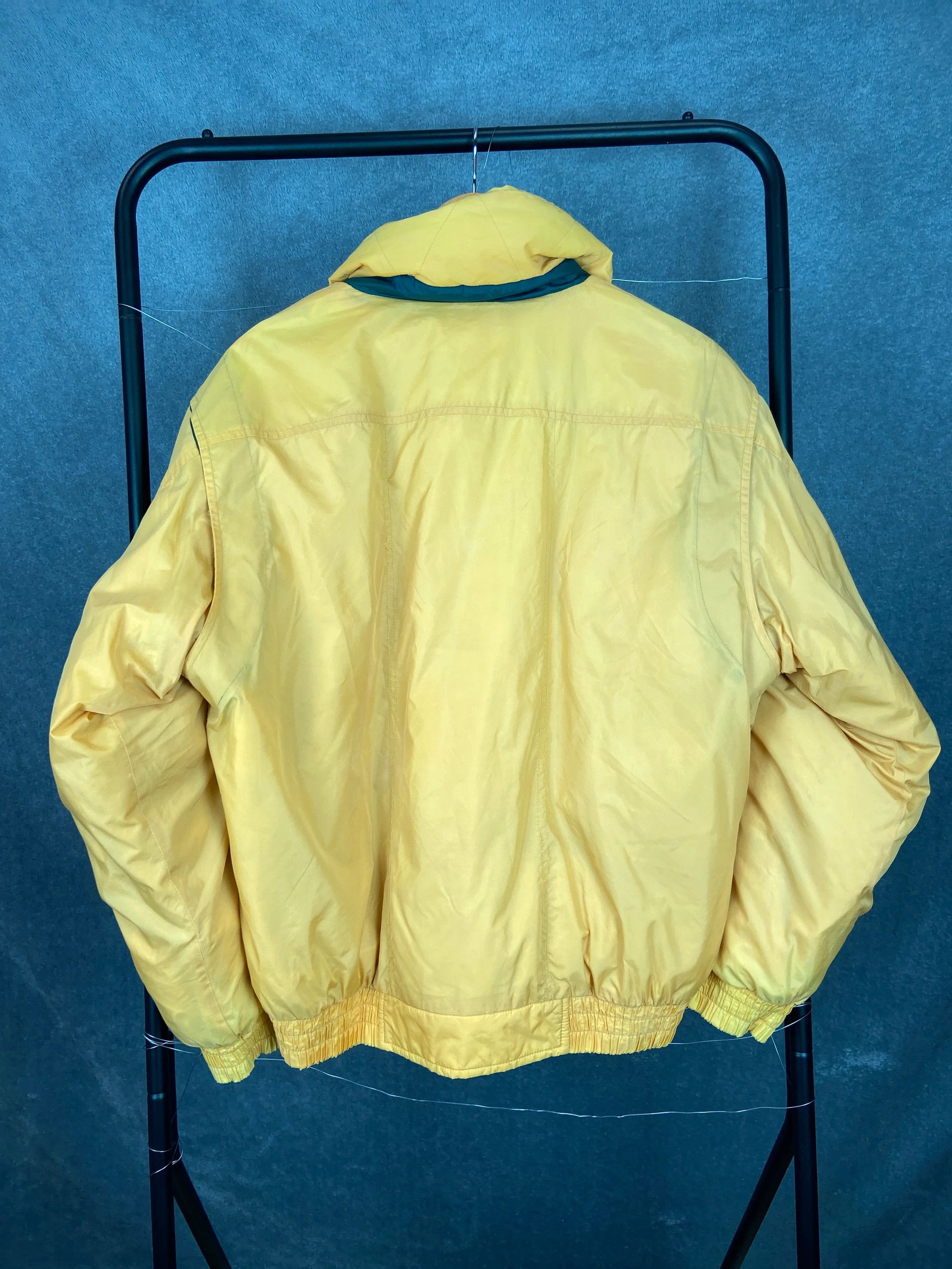 Adidas Adidas Yellow Puffer Jacket M | Vintage 80s Trefoil Size US M / EU 48-50 / 2 - 4 Thumbnail