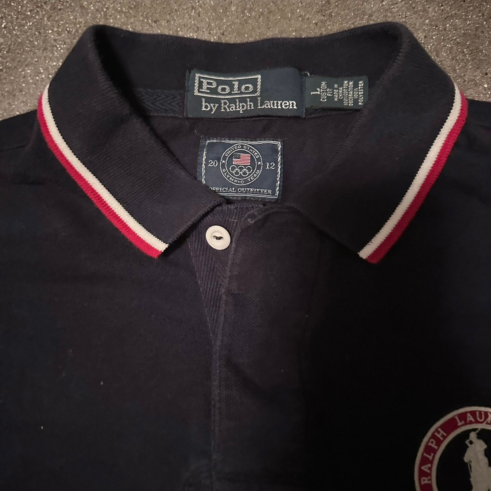 Polo Ralph Lauren big pony usa patch country polo shirt 2012 olympics Size US L / EU 52-54 / 3 - 2 Thumbnail