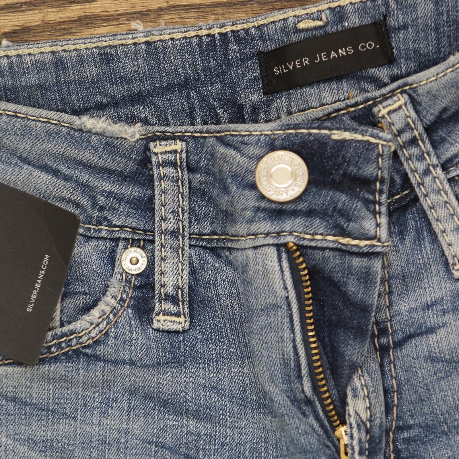 Silver Jeans Co. Silver Jeans Co. Capri Jeans Luxe Stretch Indigo Blue 25x23 Size 25" / US 0 / IT 36 - 5 Thumbnail