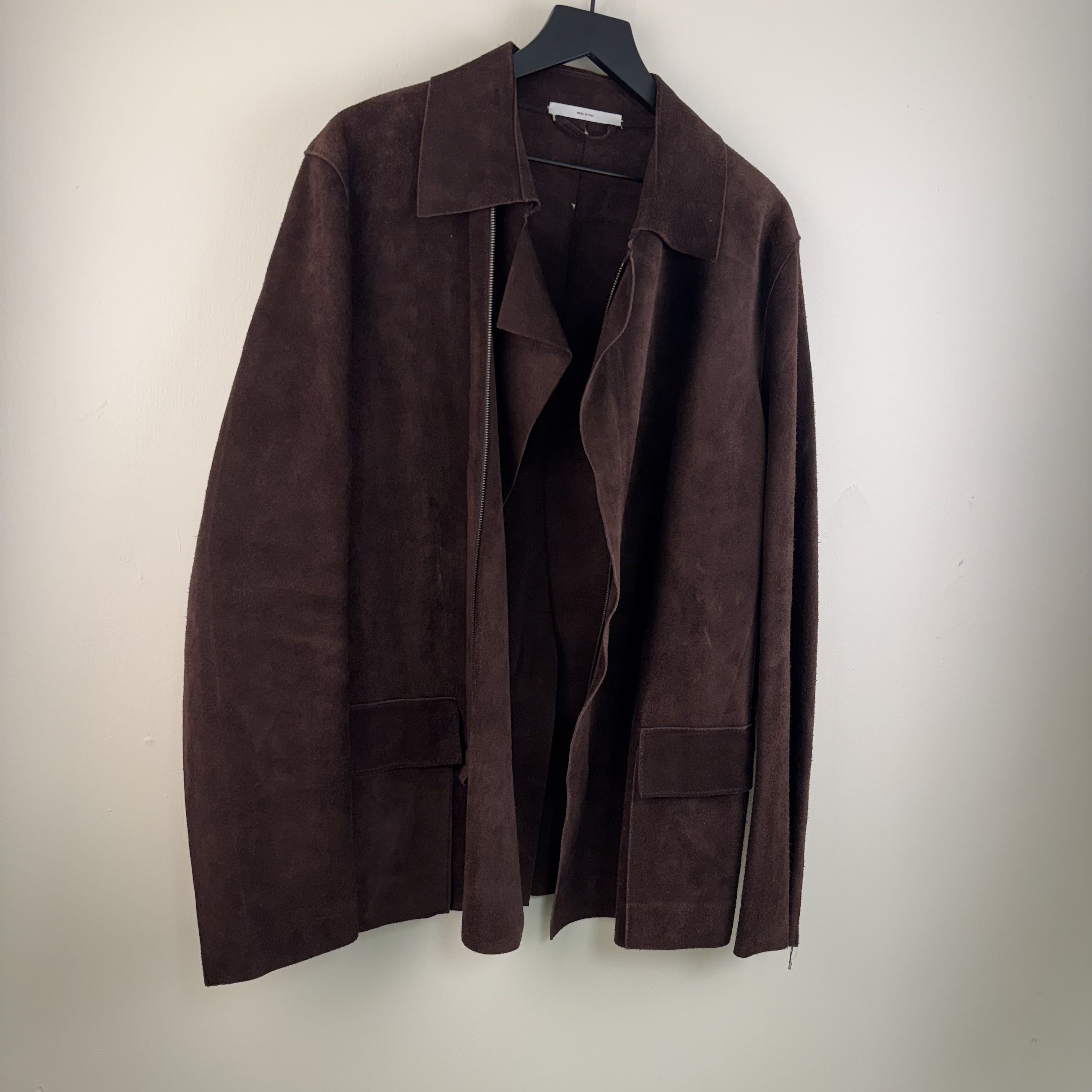 Yves Saint Laurent Yves Saint Laurent Rive Gauche Suede Jacket Size L / US 10 / IT 46 - 8 Thumbnail