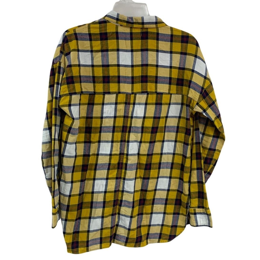 Old Navy Old Navy Womens Medium Cotton Long Sleeve Button Up Shirt Size M / US 6-8 / IT 42-44 - 3 Thumbnail