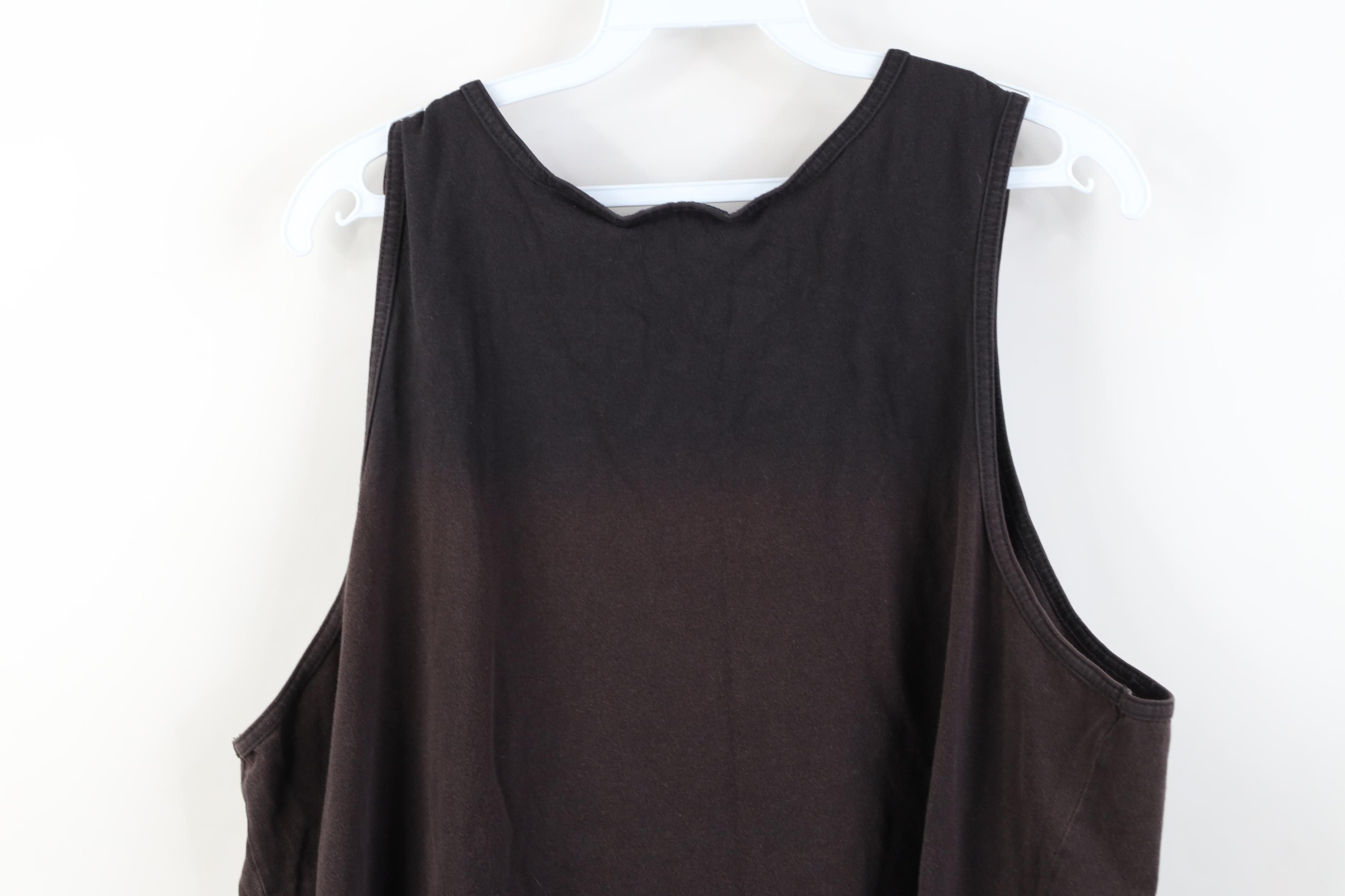 Vintage Vintage 90s Streetwear Sun Faded Tank Top T-Shirt Black Size US L / EU 52-54 / 3 - 11 Thumbnail
