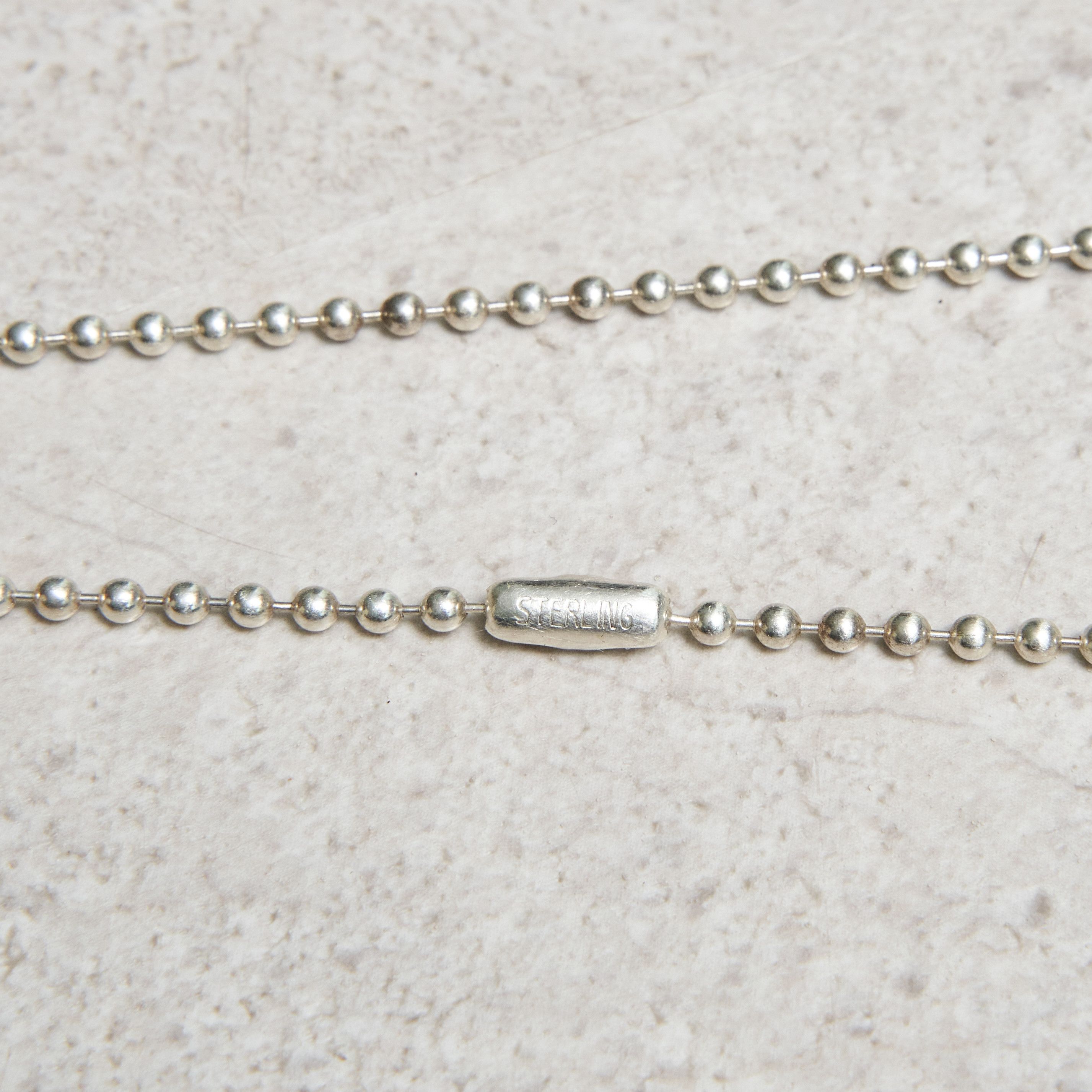 Chrome Hearts CHROME HEARTS Tiny Cross Ball Chain Necklace Size ONE SIZE - 3 Thumbnail