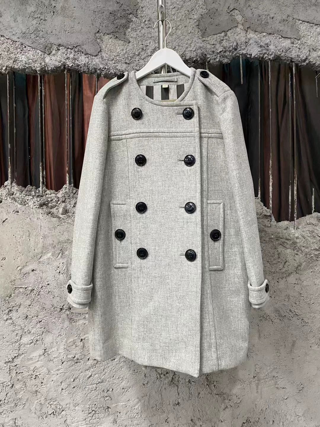 Burberry Burberry Wool Coat UK10 Size US M / EU 48-50 / 2 - 1 Thumbnail
