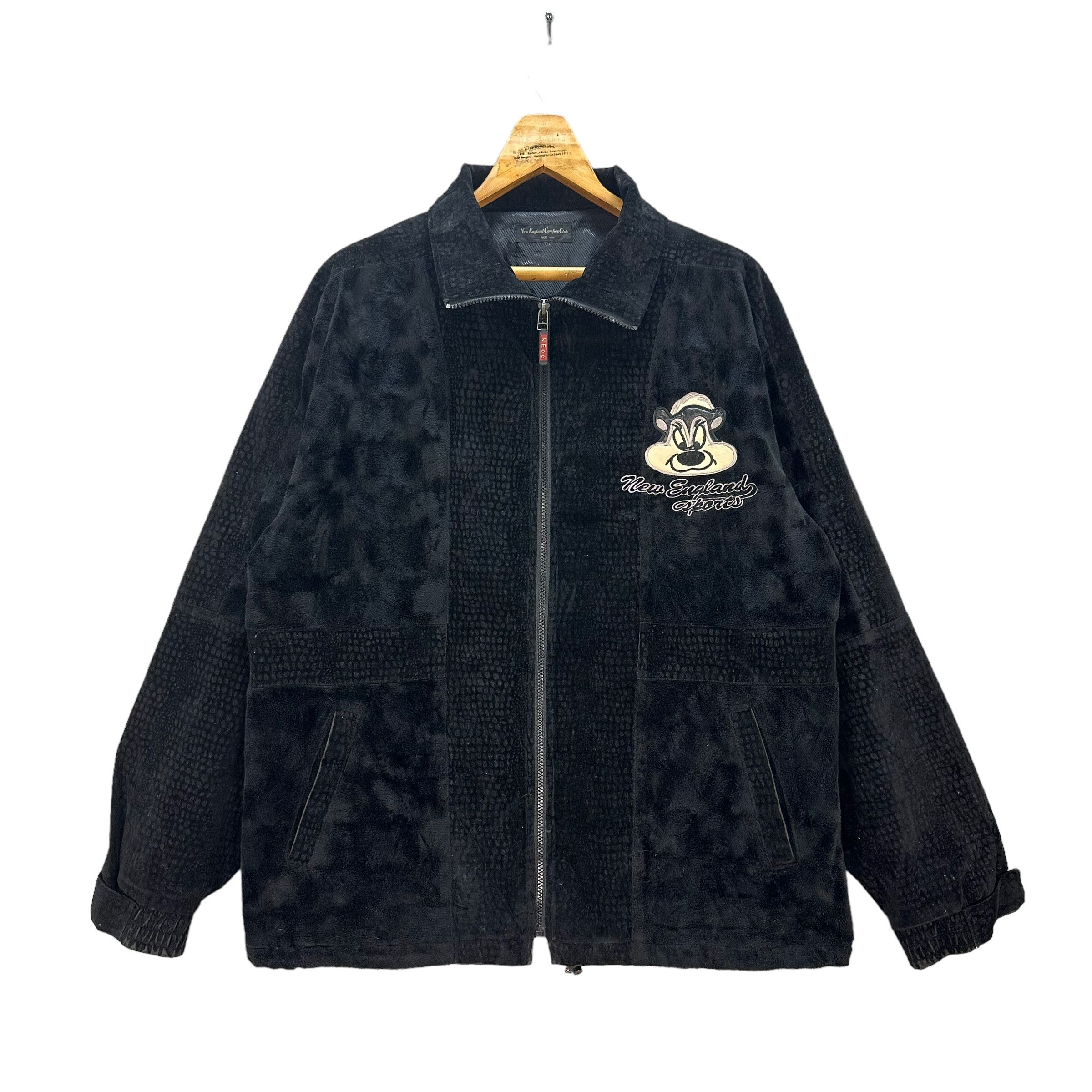 Japanese Brand New England Sports Big Logo Hybrid Jacket #8613-017 Size US XL / EU 56 / 4 - 4 Thumbnail