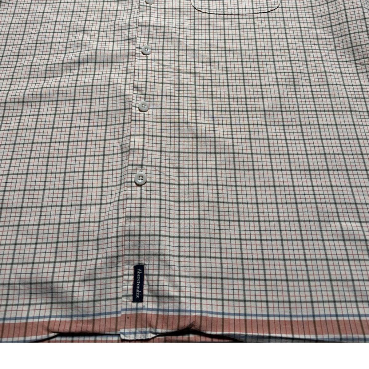 Abercrombie & Fitch Vintage Abercrombie Fitch Shirt Mens XL Beige Plaid Shirt Size US XL / EU 56 / 4 - 2 Thumbnail