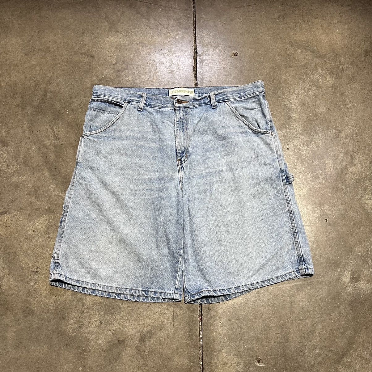 Faded Glory Vintage Faded Glory Baggy Carpenter Shorts Skater Grunge Y2K Size US 38 / EU 54 - 4 Thumbnail