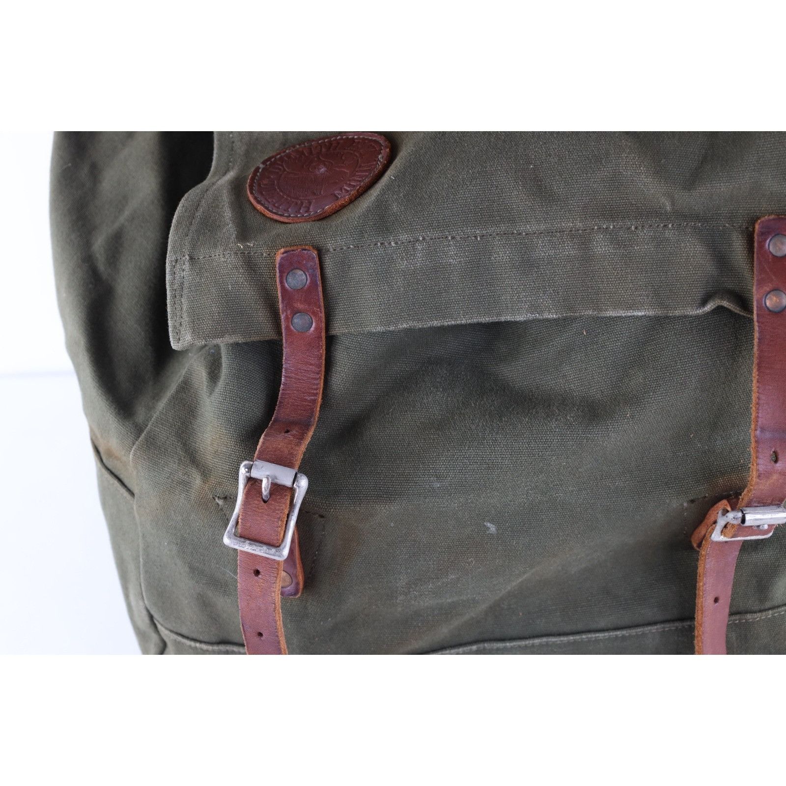 Duluth Pack Vintage Duluth Pack Canvas Leather Safford Food Pack Bag Size ONE SIZE - 2 Thumbnail