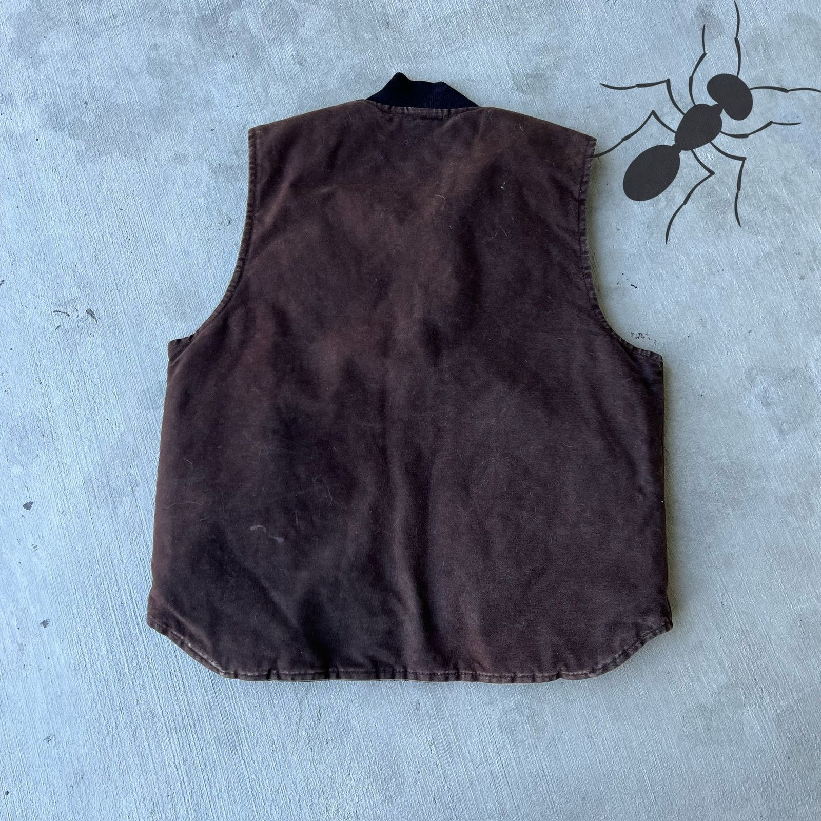 Carhartt × Vintage Carhartt V02 DKB brown work wear vest Size US L / EU 52-54 / 3 - 4 Thumbnail