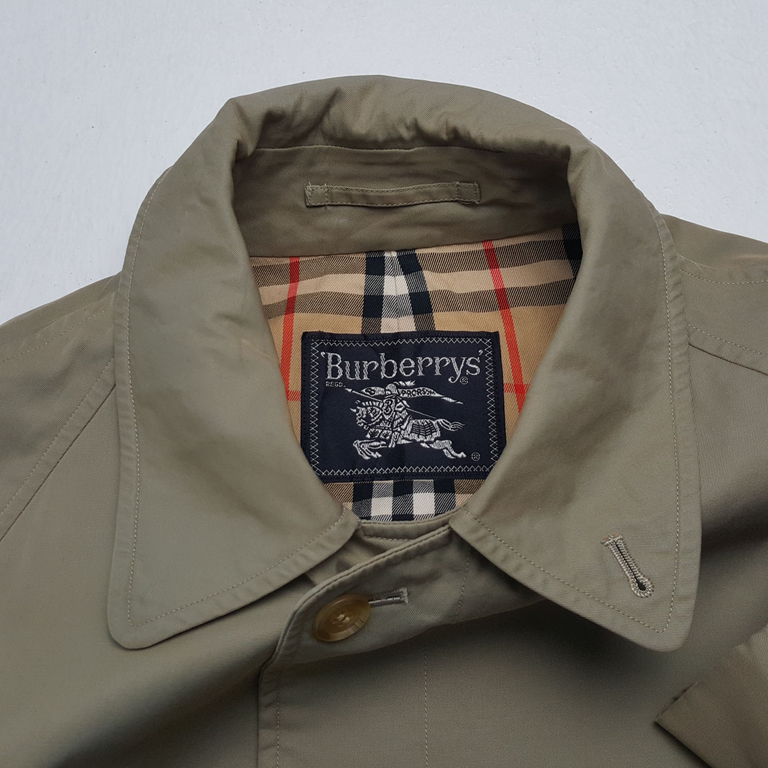 Burberry × Vintage BURBERRYS Luxury Brand Winter Style Trench Coat Jacket Size US L / EU 52-54 / 3 - 8 Thumbnail