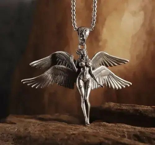 Other Exquisite Four Winged Angel Pendant Necklaces Size ONE SIZE - 2 Thumbnail
