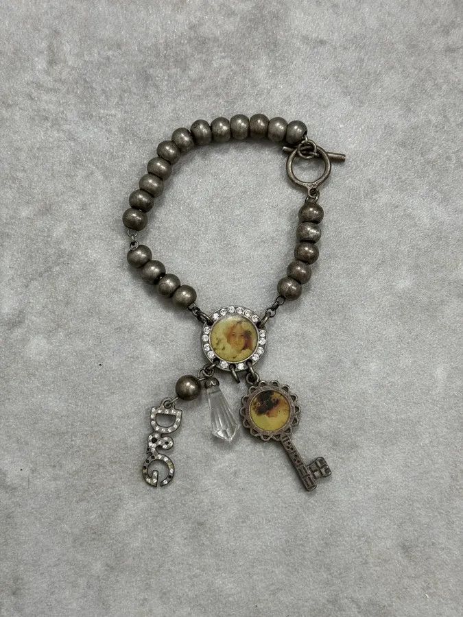 Dolce & Gabbana 2000s Dolce & Gabbana Key Chain Grey Bracelet Size ONE SIZE - 2 Thumbnail