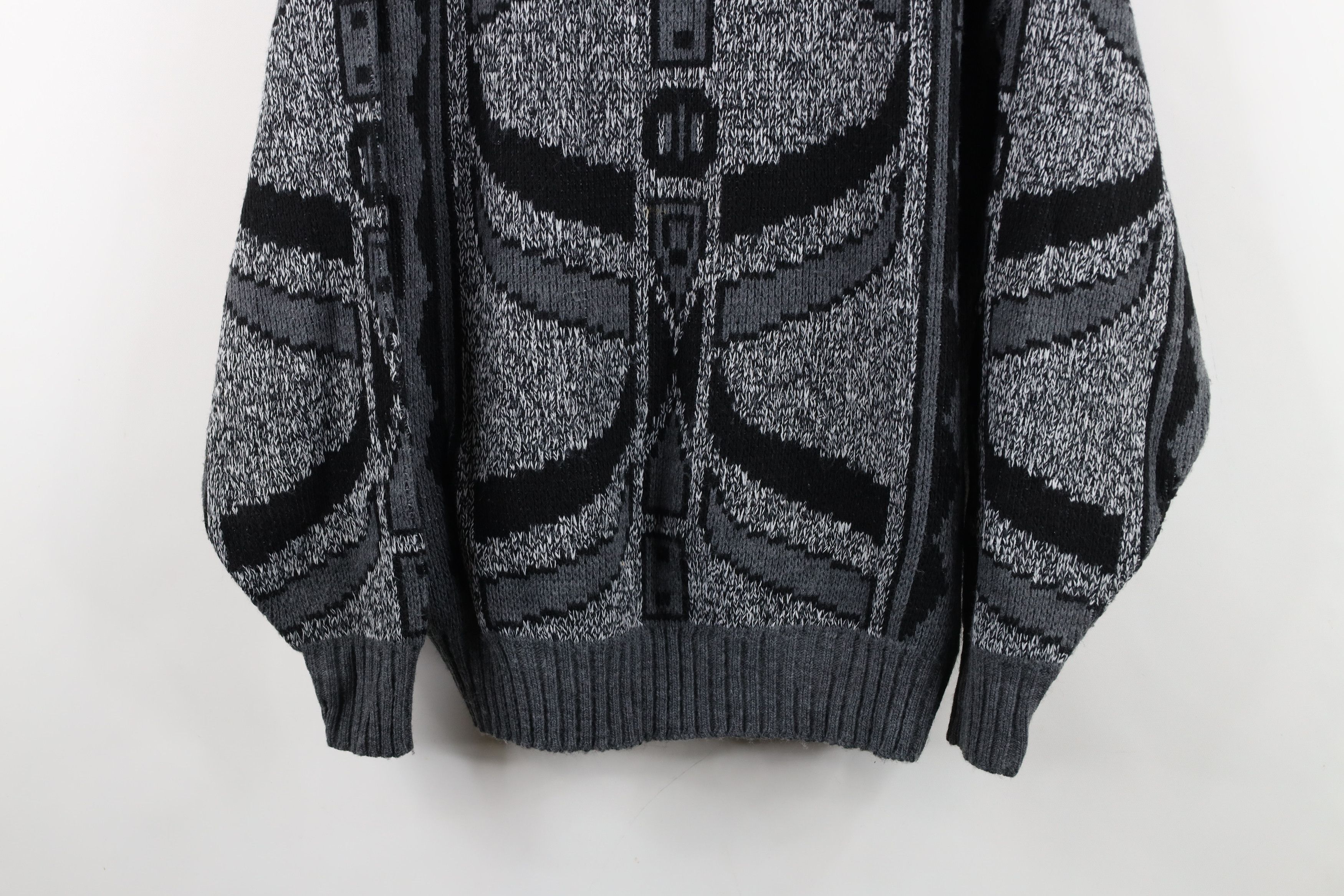 Vintage Vintage 90s Streetwear Chunky Ribbed Knit Crewneck Sweater Size US M / EU 48-50 / 2 - 3 Thumbnail