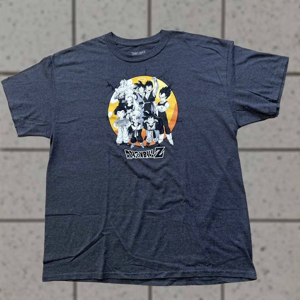 Vintage DRAGON BALL Z Shirt Men XL Gray GOKU GOHAN Vegeta Trunks DBZ Graphic Tee X L 46" Shirts Tee, 90s Anime, Dragon Ball Z Mens XL Gray Size US XL / EU 56 / 4 - 1 Thumbnail