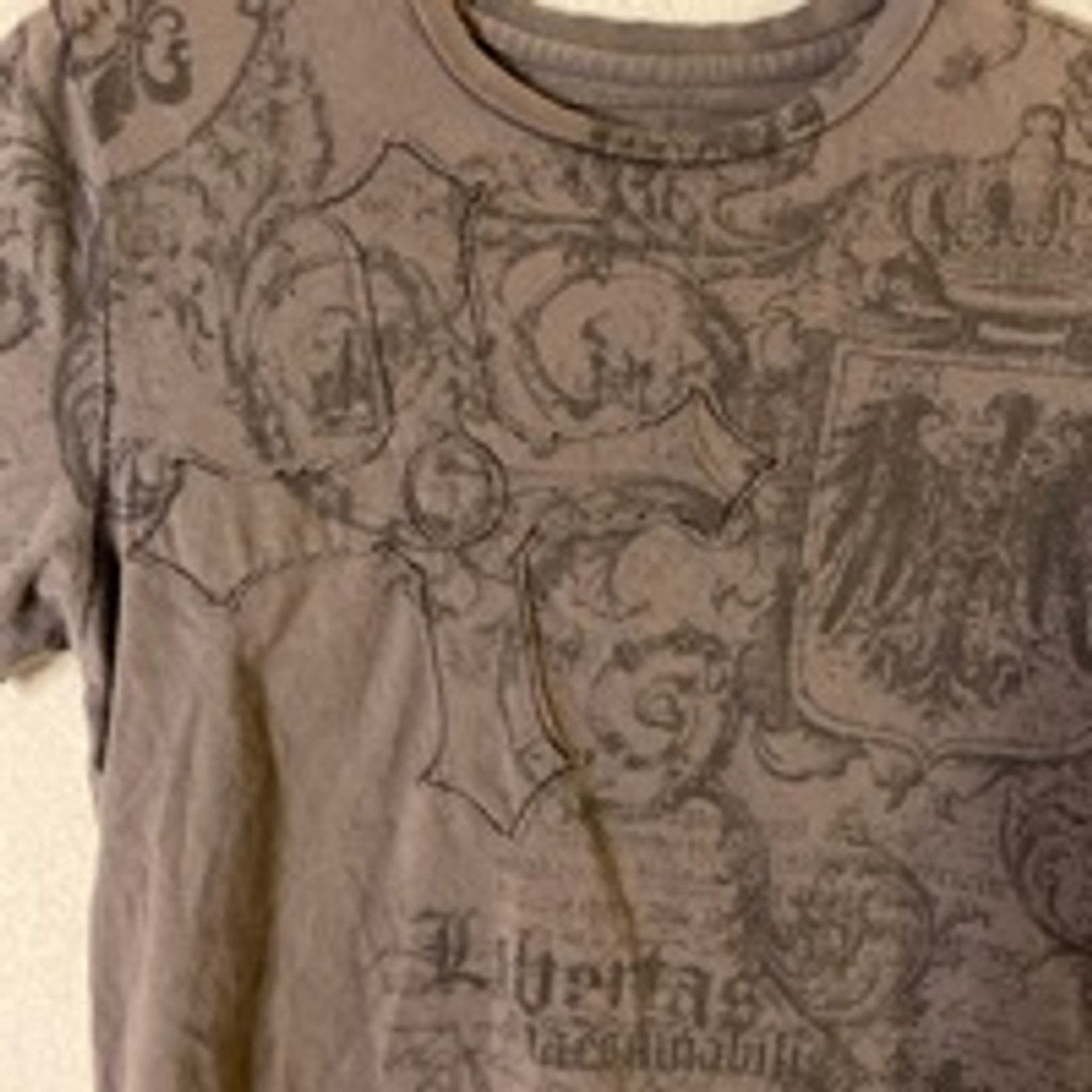 Helix Vintage Graphic Grunge Streetwear Gray 100% Cotton Helix M Size US M / EU 48-50 / 2 - 3 Thumbnail