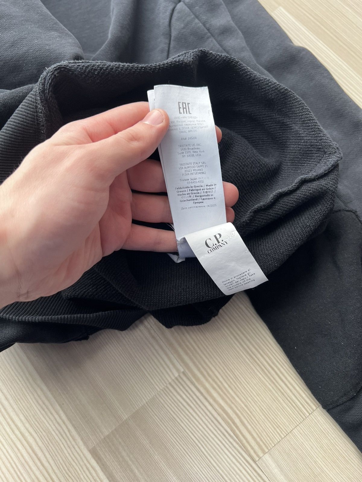 C.P. Company C.P. Company Patch Work Custom Black Sweatshirt Size US L / EU 52-54 / 3 - 10 Thumbnail