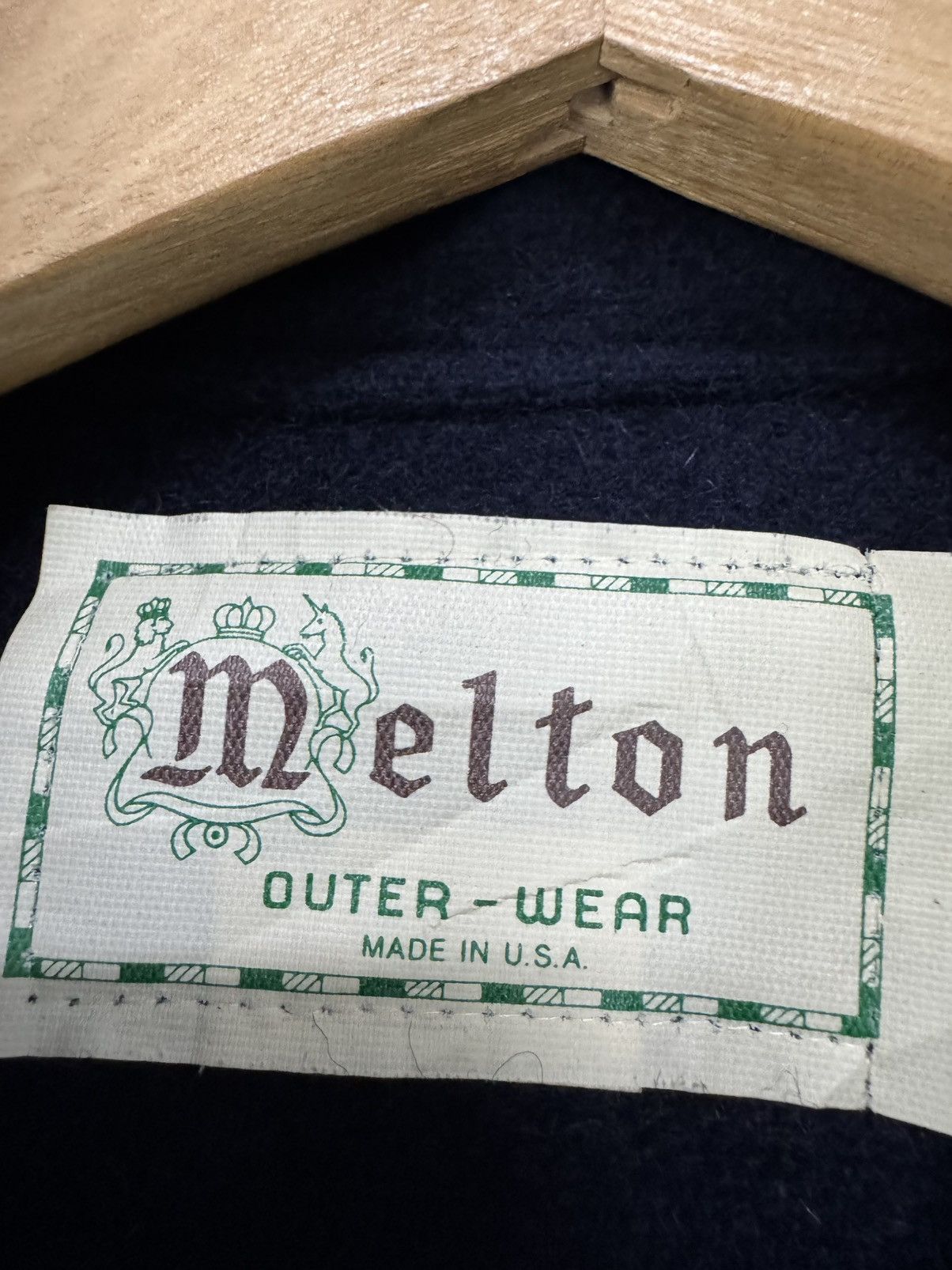 Vintage Vintage Melton outwear wool jacket Size US L / EU 52-54 / 3 - 6 Thumbnail