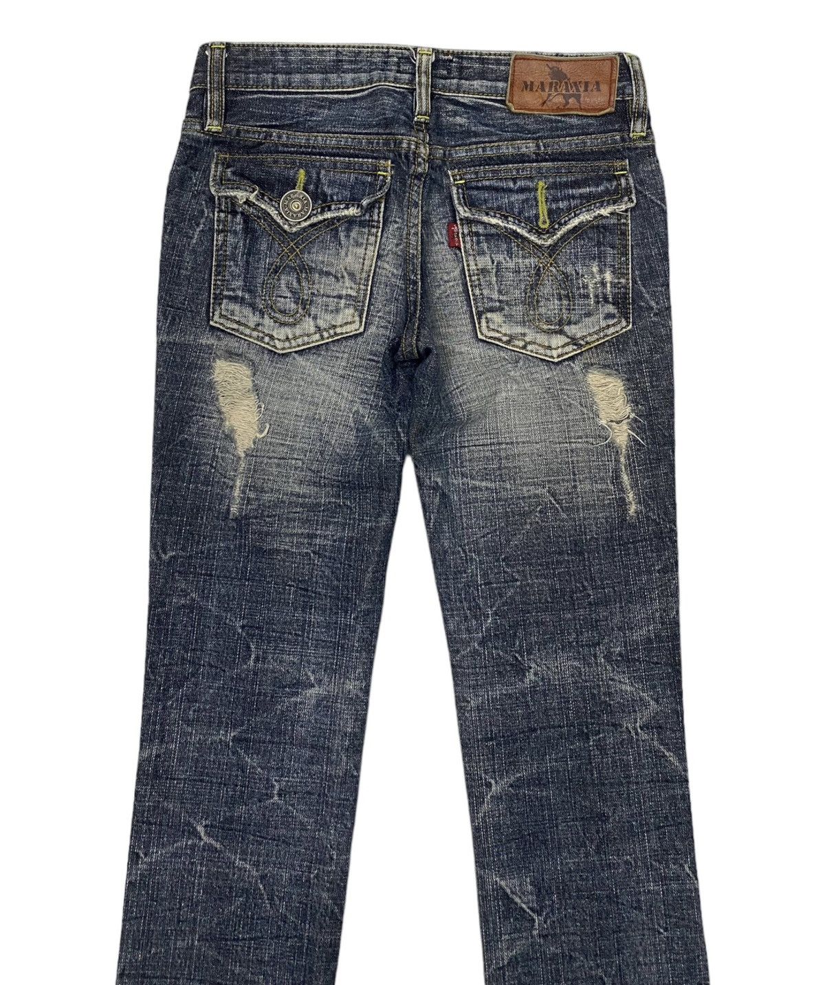 Hysteric Glamour × Japanese Brand 🔥RARE RIPS MARAXIA DISTRESSED DENIM JEANS Size 27" / US 4 / IT 40 - 6 Thumbnail