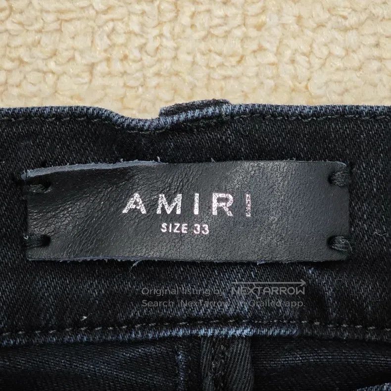 Amiri Amiri Size 33 Black jeans Size US 33 - 3 Thumbnail
