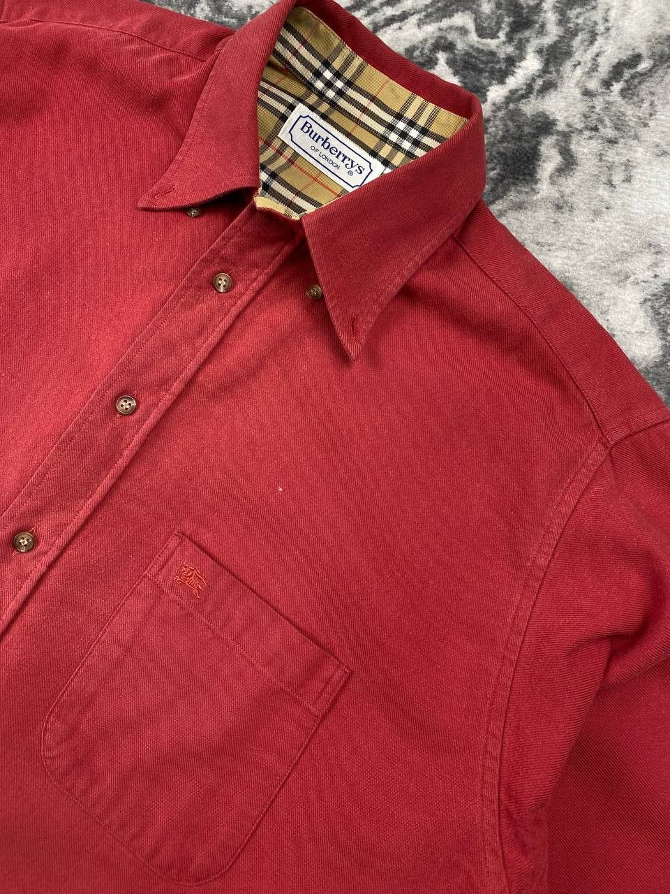 Burberry Vintage Burberry Shirt Button Up Nova Check Long Sleeve Men Size US XL / EU 56 / 4 - 2 Thumbnail