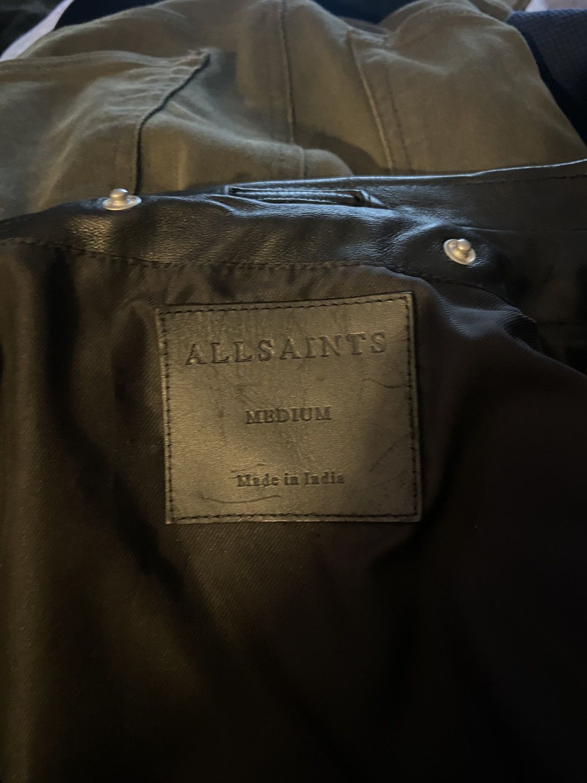 Allsaints AllSaints leather bomber Size US M / EU 48-50 / 2 - 6 Thumbnail