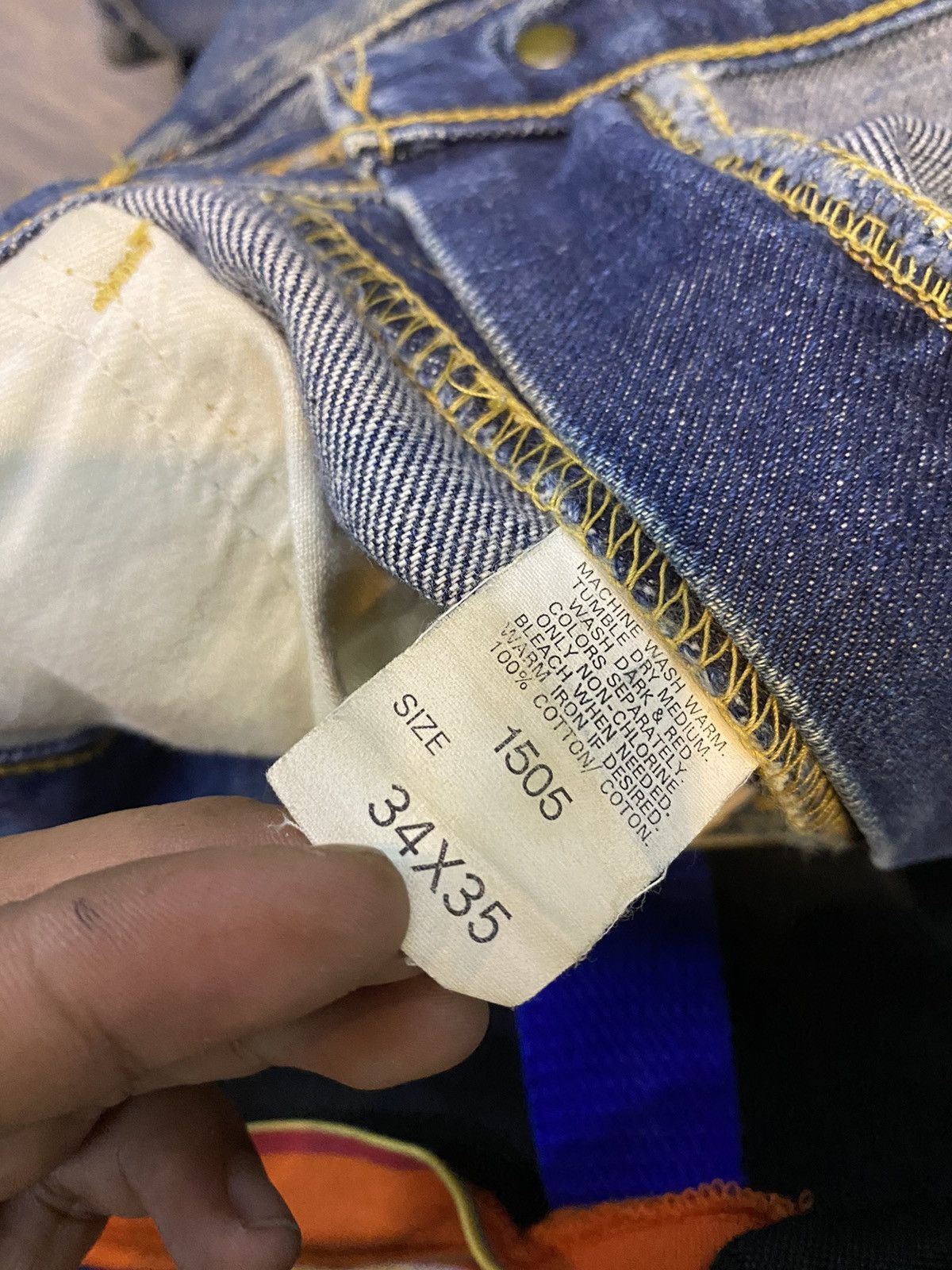 Lee × Vintage Lee Riders Vintage selvedge like buggy Size US 35 - 9 Thumbnail