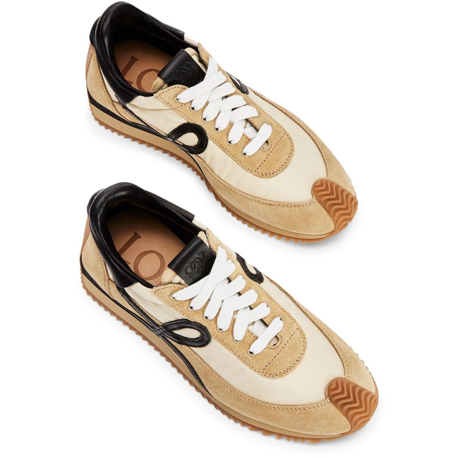 Loewe LOEWE Flow Runner 2.0 Gold/Black Sneakers New & Authentic (W Size US 7 / IT 37 - 3 Thumbnail